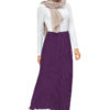 Chiffon Pleated Pencil Elastic Long Skirt