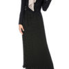 Chiffon Pleated Pencil Elastic Long Skirt