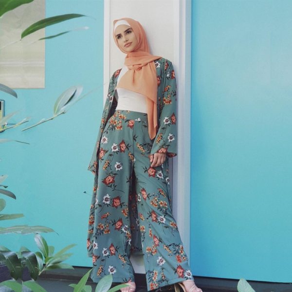 pants and cardigan set