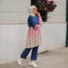 Turkish Style Pants and Blouse Two Piece Set