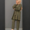 turkish modest woman two piece suit