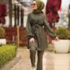 turkish modest woman two piece suit