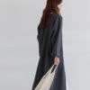 Modest Linen Kimono Cardigan_3_Navy Blue_featured