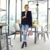 Open Front Blazer Cape_5