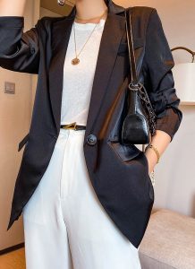 Silky Classic-Fit Blazer Jacket – after MODA