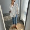 Spring Button Up Loose Long Sleeve Blouse_13