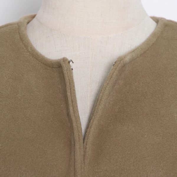 Autumn Sleeveless Cape Coat - Image 10