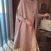 Autumn Sleeveless Cape Coat - Image 7