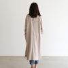 Women’s Lapel Neck Long Sleeve Linen Jacket-6