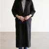 Women’s Lapel Neck Long Sleeve Linen Jacket-7