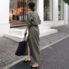 Ankle Length Linen Dress_4