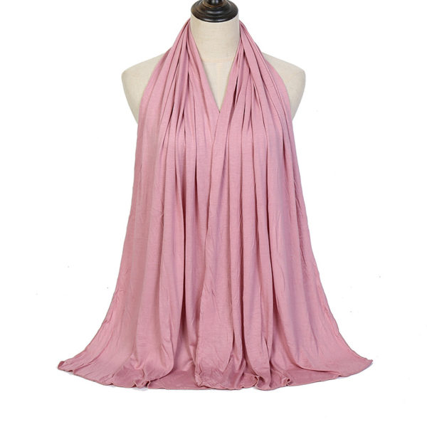 Cotton Jersey Hijab 2 Pink