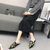 Embroidered Slip On Flat Shoes_2