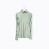 Long Sleeve Silky Turtleneck Blouse_18