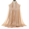 Natural wrinkle Chiffon Hijab_3._Beige_style11