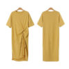 Plus Size Casual Long Midi Shirt Dress_ 8