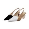 Pointed Toe Wooden Heel Shoes_10_Featured
