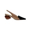 Pointed Toe Wooden Heel Shoes_9