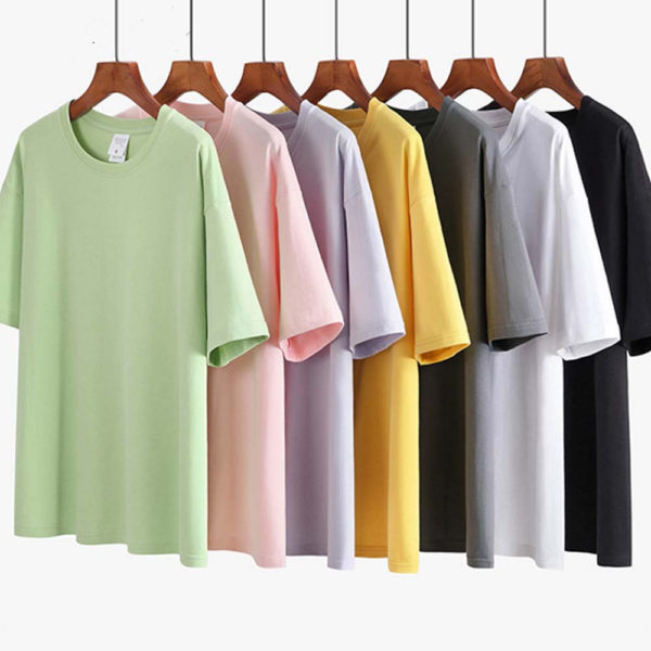 Round neck drop shoulder t-shirt_6_Featured