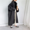 Solid Oversized Sweater Coat_2
