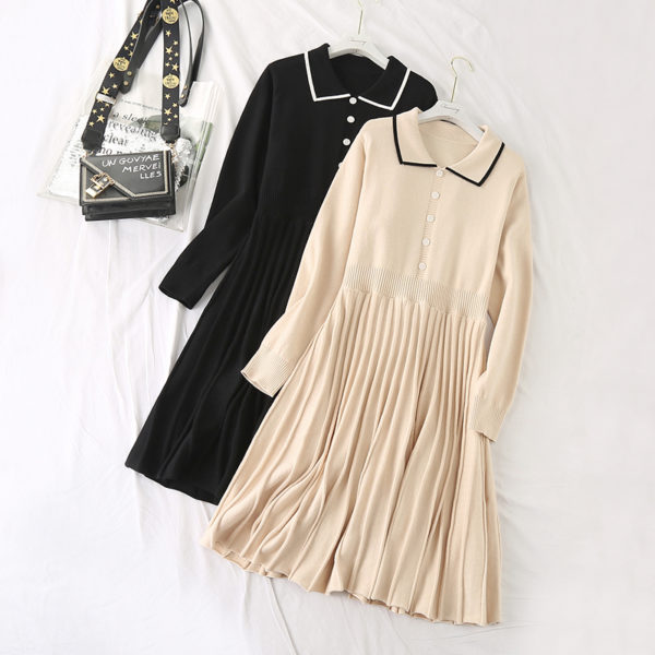 Winter Plus Size Midi Sweater Dress_2_Featured