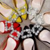 Women's Fashion Rhinestone High Heels Shoes_3_Featured