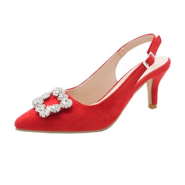 Rhinestone High Heels Shoes - Image 7