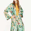 Bohemian Floral Long Kimono Cardigan-3