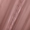 Pink Satin Long Sleeve Midi Shirt Dress_7