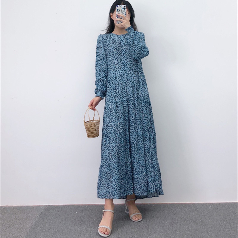 Tiered Printed Maxi Smock Dress – after MODA