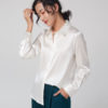 Sleek Long Sleeve Satin Blouse_15_White_Featured