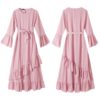 Classic Layered Ruffled Dress_featured