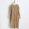 Autumn Sleeveless Cape Coat-brown 2