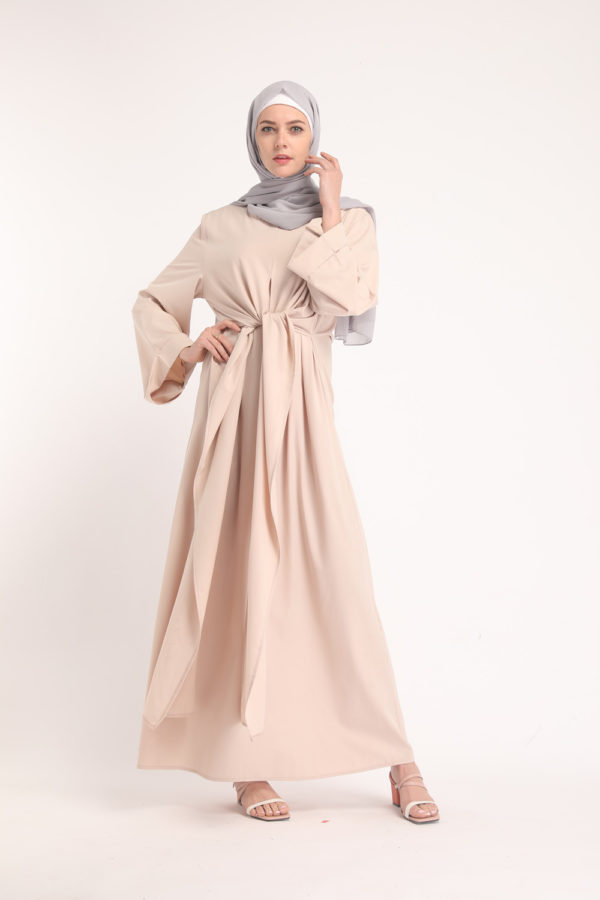 wrap abaya dress