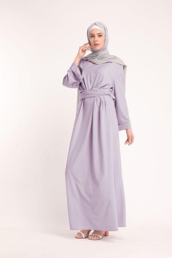 abaya wrap dress