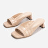 Low Heel Mule Slip On Sandals_3