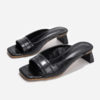 Low Heel Mule Slip On Sandals_8