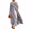 Open Front Chiffon Abaya - Image 9