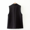 Plus Size Sleeveless Blazer Vest_1