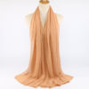 Pompom Chiffon Hijab_10_apricot