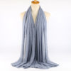 Pompom Chiffon Hijab_4_blue