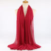 Pompom Chiffon Hijab_8_red