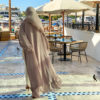 Open Front Chiffon Abaya - Image 10