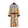 Spring Floral Kimono Cardigan with belt_4