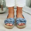 Woven Platform Sandals with Bow_5_Blue
