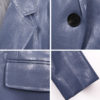 Faux Crocodile Leather Blazer_1