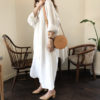 Casual Button Front Shirt Dress_5