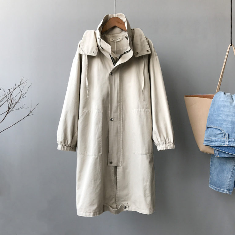 Casual Hooded Parka Jacket | after MODA