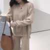 Cozy Sweater and Pants Set _Beige