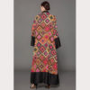 Ethnic Print Open Front Abaya_2